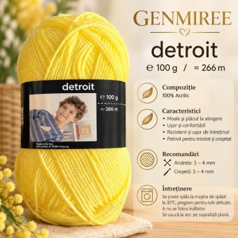 Detroit uni Red Heart cod 98595