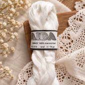 Fire pentru tesut Aida Talmaciu 75 grame alb